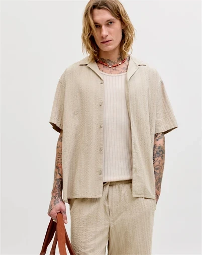Jack & Jones - JJETyson Resort Skjorte - String